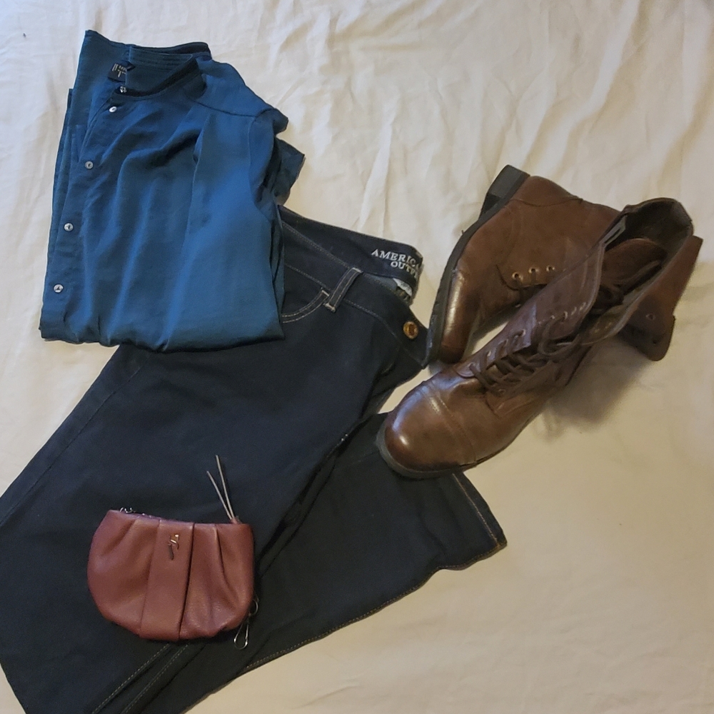 Brown Combat Boots